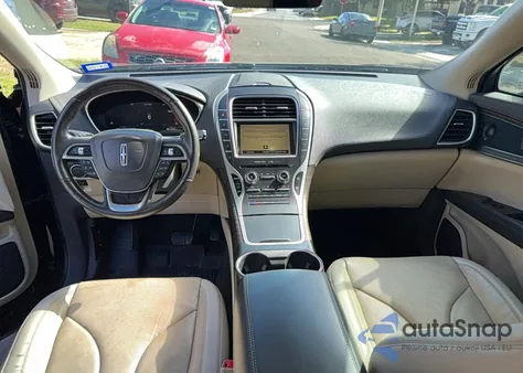 2019 Lincoln Nautilus Reserve z USA, uszkodzony, nr VIN 2LMPJ6L93KBL52368